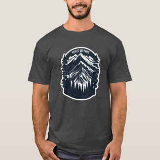 T-shirt Garçon de plein air faunique de la nature Camping