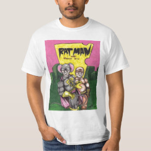 T-shirt garçon de ratman et de fromage