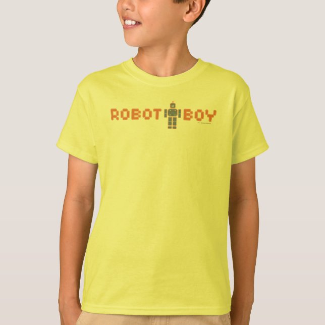 T-shirt Garçon de robot (Devant)