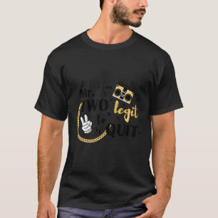T-shirt Garçon Deuxième Anniversaire Rap Mr Two Legit Hip 