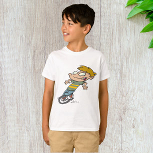 T-shirt Garçon drôle à monocycle