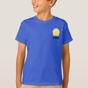 T-shirt garçon en bleu royal profond