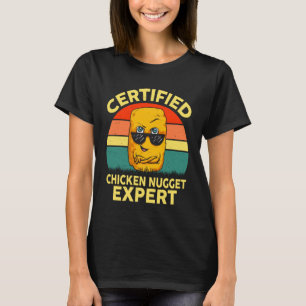 T-shirt Garçon Expert Certifié en Nuggets de Poulet Drôle