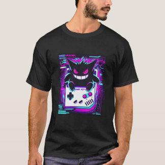 T-shirt Garçon fille effrayant rétro