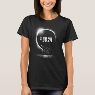 T-shirt Garçon Fille Enfants Silhouette Éclipse Solaire To
