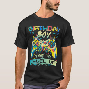 T-shirt Garçon Il est temps de passer au niveau supérieur