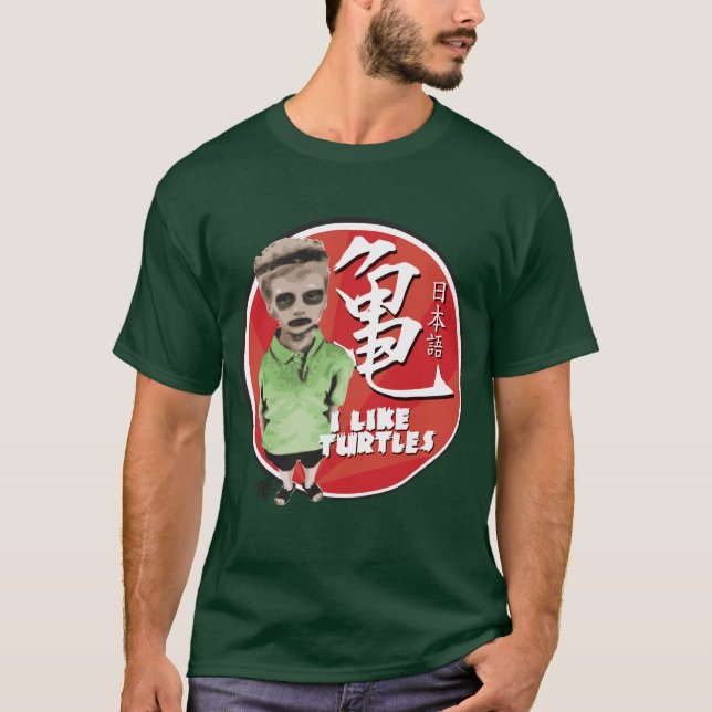T-shirt Garçon international de tortue (Devant)