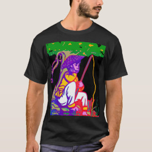 T-shirt Garçon jeunesse camouflage pêche à la bass Né alle