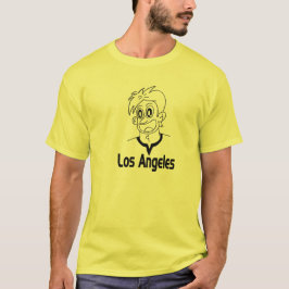 T-shirt garçon Los Angeles (ligne noire)