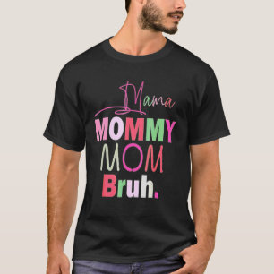 T-shirt Garçon Maman Vie Maman Maman Maman Maman Maman Bru