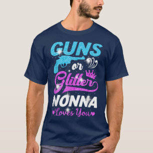 T-shirt Garçon Ou Fille Rose Ou Bleu Nonna Vous Aime Genre