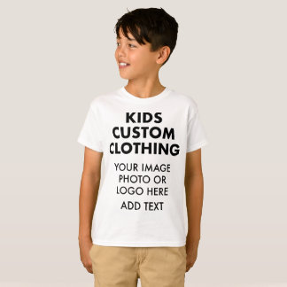 T-SHIRT GARÇON Personnalisé - BLANC