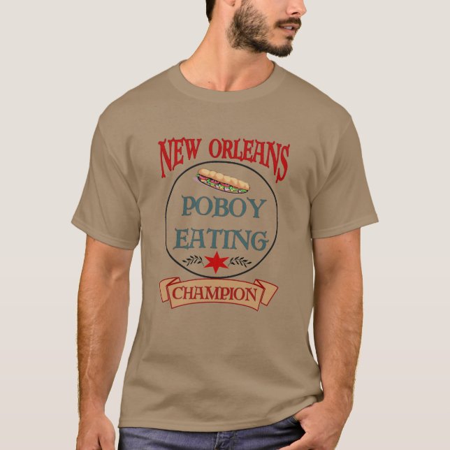 T-shirt garçon Po de la Nouvelle-Orléans (Devant)