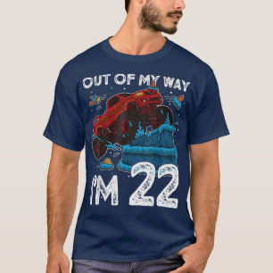 T-shirt Garçon pour son 22e anniversaire Monster Truck Éca