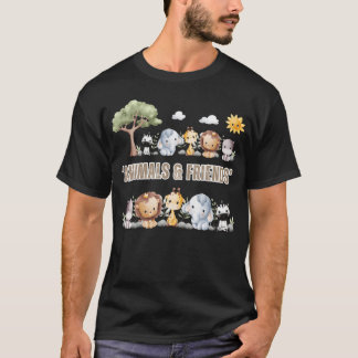 T-shirt Garçon rétro animaux