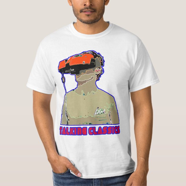 T-shirt Garçon virtuel parlant de classiques (Devant)