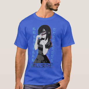 T-shirt Garçon Waifu triste d'anime