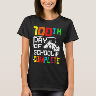 T-shirt Garçons 100ème Jour De L'École Complet Vidéo Game 