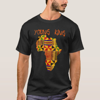 T-shirt Garçons African Kente Imprimer Petits Enfants Avec