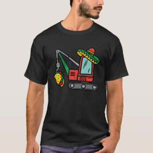 T-shirt Garçons Crâne Tacos Mexicains Cinco De Mayo Fête E