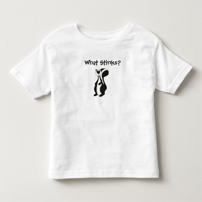 T-shirt Garçons de l'enfant Skunk What Stinks (Devant)