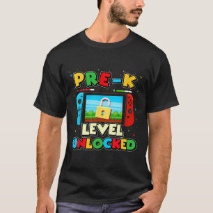 T-shirt Garçons de niveau pré-maternelle débloqué joueurs
