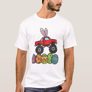 T-shirt Garçons Easter Monster Truck Joyeux Jour de Pâques