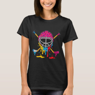 T-shirt Garçons Filles Crème Glacée Hockey sur Glace Dégou