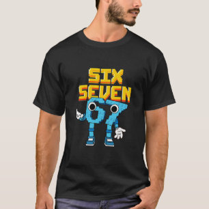 T-shirt Garçons Filles Enfants Italien Brainrot Meme 67 Si