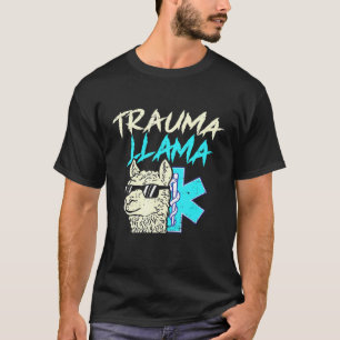 T-shirt Garçons Filles Trauma lama conception d'EMT Techn