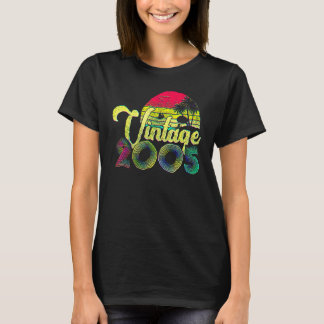 T-shirt Garçons Filles Vintage 2005 Rétro 17 Ans 17e Anniv