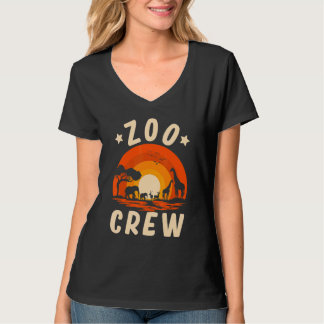 T-shirt Garçons Filles Voyage au Zoo Animal de Zoo