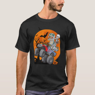 T-shirt Garçons Halloween Monster Truck Citrouille Mummy D