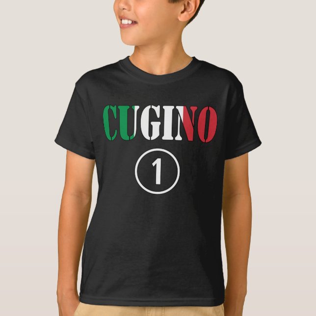 T-shirt Garçons italiens de cousins : L'ONU de Cugino (Devant)