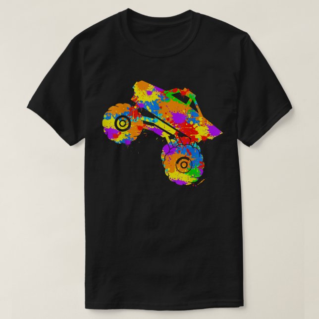 T-shirt Garçons Monster Truck Enfants  (Design devant)