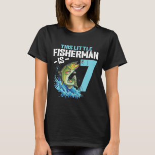 T-shirt Garçons Pêche Anniversaire Chemise 7 Ans Poisson G