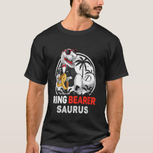 T-shirt Garçons Porte-Bague Tux T Rex Mariage Ours-Bague