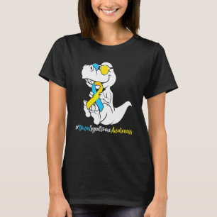 T-shirt Garçons Syndrome de Down T Rex Dinosaur Trisomie T