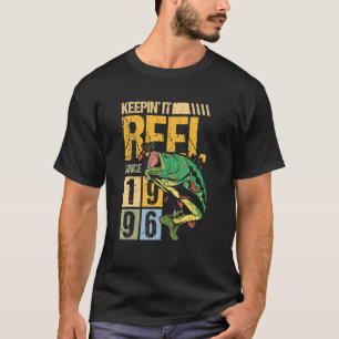 T-shirt Gardant la pêche depuis 1996 Vintage pêche Poisson