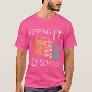 T-shirt Gardant l'esprit rétro Boombo Musique Hip Hop 80S
