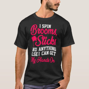 T-shirt Garde Couleur D'Hiver Balais Bâtons Et Tout