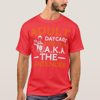 T-shirt Garde de jour du barman Pun adulte 1