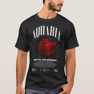 T-shirt Garde de poisson Betta Vêtement de rue moderne