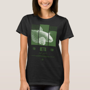 T-shirt Garde de poisson Betta Vêtement de rue moderne