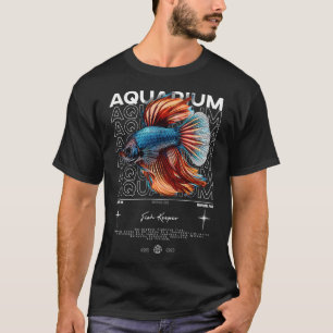 T-shirt Garde de poissons Betta Mode Streetwear moderne