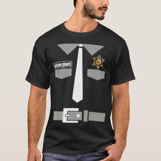 T-shirt Garde de prison Halloween Costume de correction