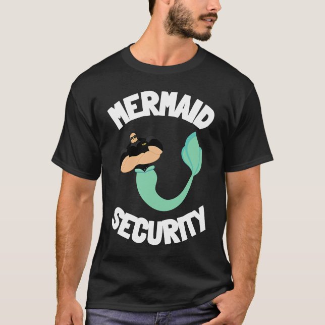 T-shirt Garde De Sécurité Bouncer Et Agent De Sécurité Mer (Devant)