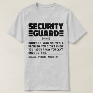 T-shirt Garde de sécurité Noun Night Watchman Cool Père