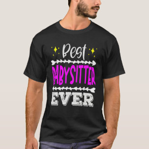 T-shirt Garde d'enfants Meilleure Babysitter