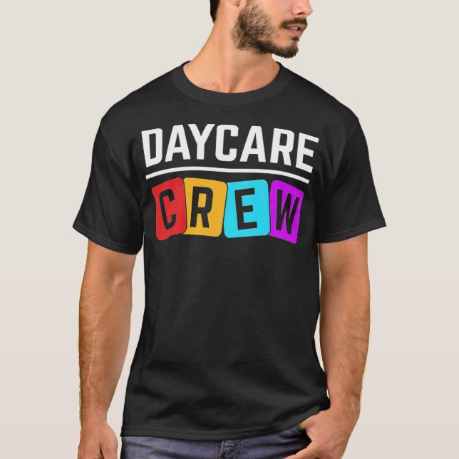 T-shirt Garde d'enfants Teacher Squad Garderie de garde an (Devant)